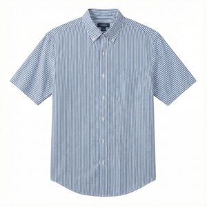 Croft&Barrow Blue and White Striped Button-Down
